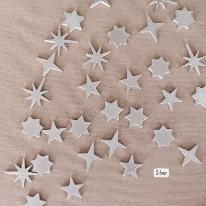 Star Confetti, 5 Shapes, 3D Printed Table Decor, Party Decorations, Holiday Wedding Birthday Scatter, Custom Colors Available, Gift Wrapping