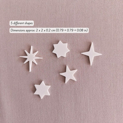 5 different star shapes