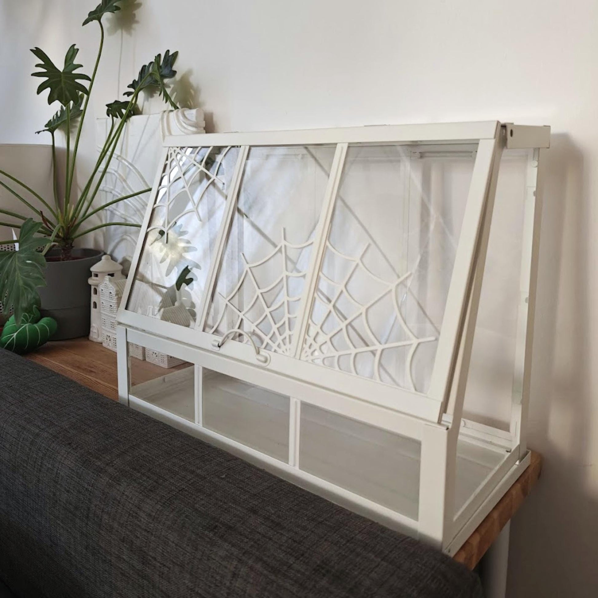 Cobweb Decoration for IKEA AKERBAR Greenhouse, Decor for Both Mini Greenhouse sizes, 3d print