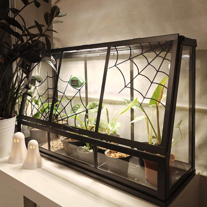 Cobweb Decoration for IKEA AKERBAR Greenhouse, Decor for Both Mini Greenhouse sizes, 3d print