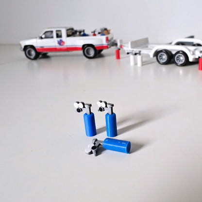 1:64 Scale NX NOS Bottles & Fire Extinguishers, Miniature Garage Accessories, Diorama Props, Model Car Display, 3D print