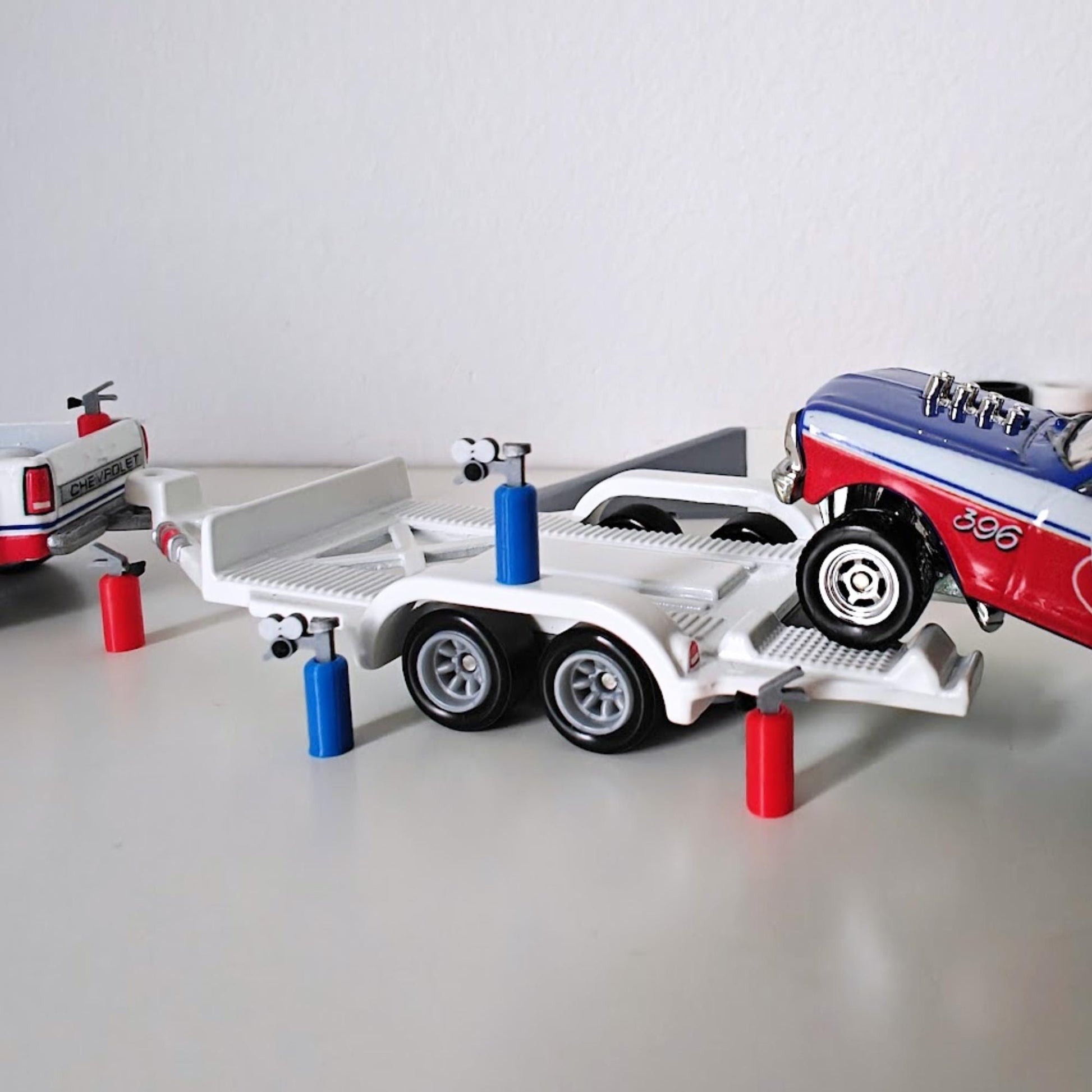 1:64 Scale NX NOS Bottles & Fire Extinguishers, Miniature Garage Accessories, Diorama Props, Model Car Display, 3D print