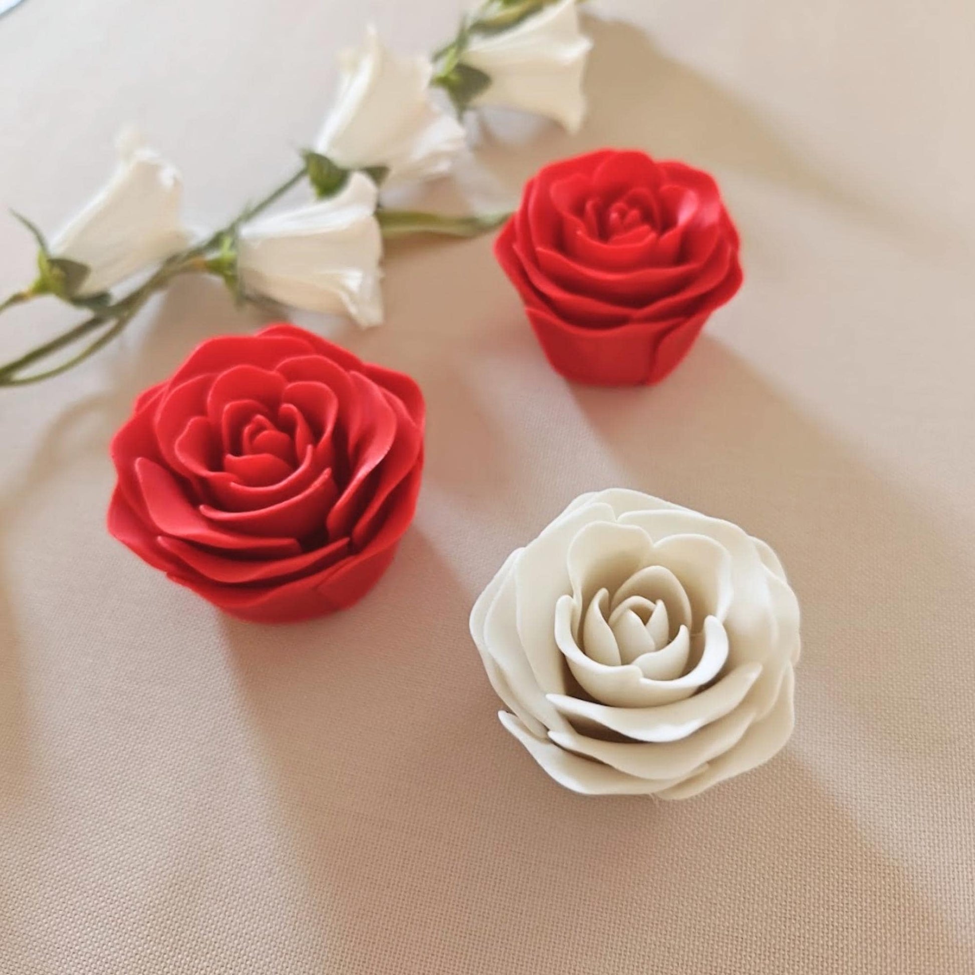 Decorative Roses, Romantic Home Decor, Valentine's Day Gift, 3d Printed Flowers