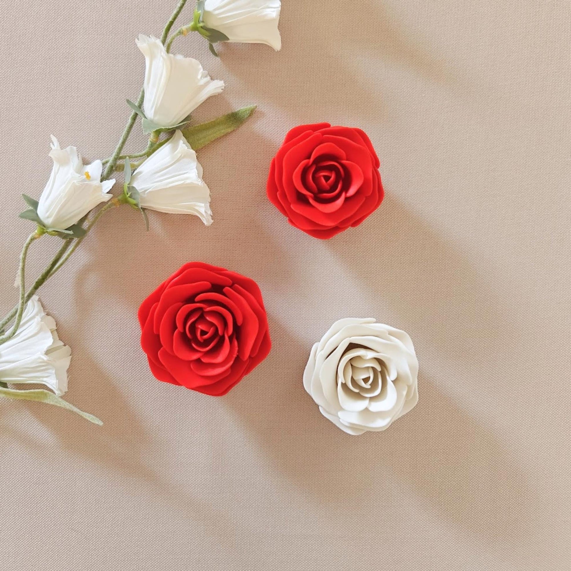 Decorative Roses, Romantic Home Decor, Valentine's Day Gift, 3d Printed Flowers