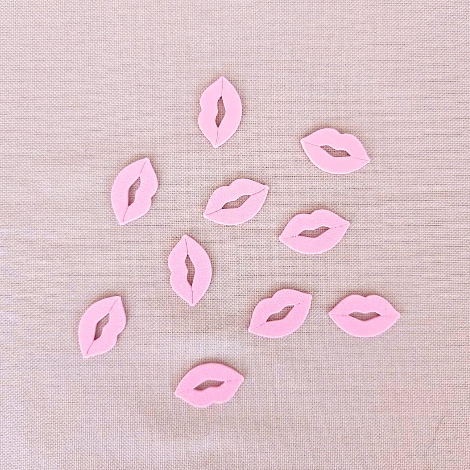 Valentine's Confetti, Hearts, Lips & Love Letters, 3D Printed Table Scatter, Valentine Decor, Romantic Party Details, Gift Wrapping