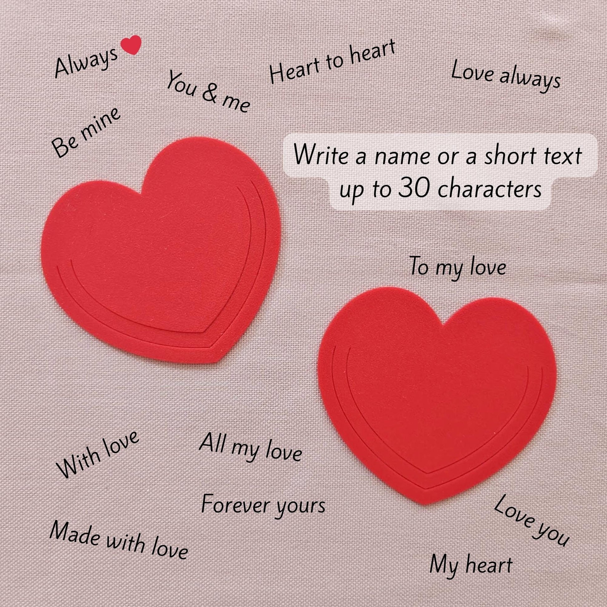Heart Bookmark Clip, Personalized Valentine's Bookmark, Romantic Gift Wrapping, 3D print