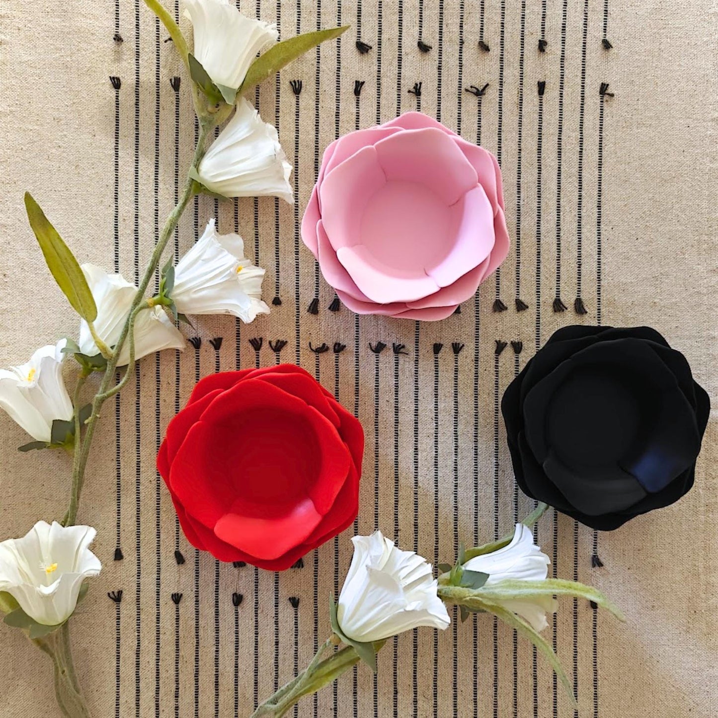Rose LED Tealight Holder, Floral Candle Holder, Romantic Home Decor, Valentine's Day Gift, 3d print, LED Only