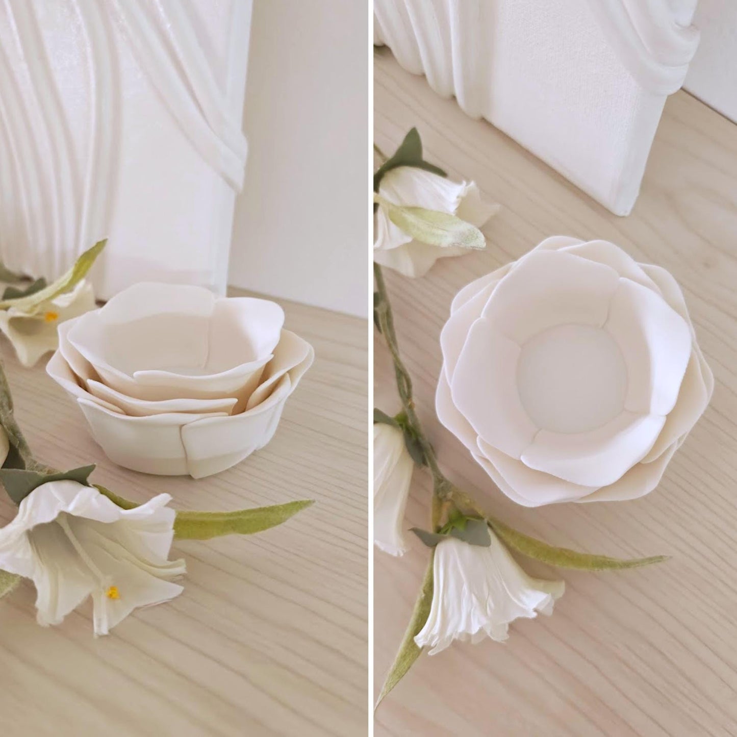 Rose LED Tealight Holder, Floral Candle Holder, Romantic Home Decor, Valentine's Day Gift, 3d print, LED Only