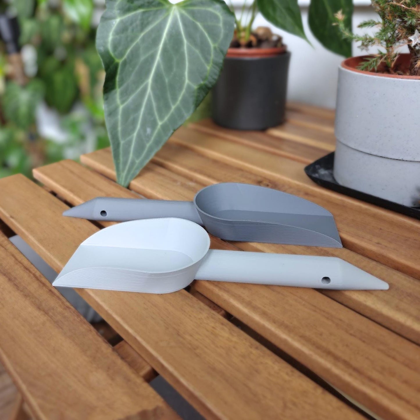 Gardening Shovel with Dibbler, Substrate Scoop, Soil Repotting Tools, Garden Trowel, 3D printed Plant Tools