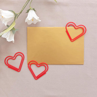 Set of 3 Heart-Shaped Bookmarks, Valentine’s Gift, Cute Book Lover Accessory, Romantic Page Marker, 3D print