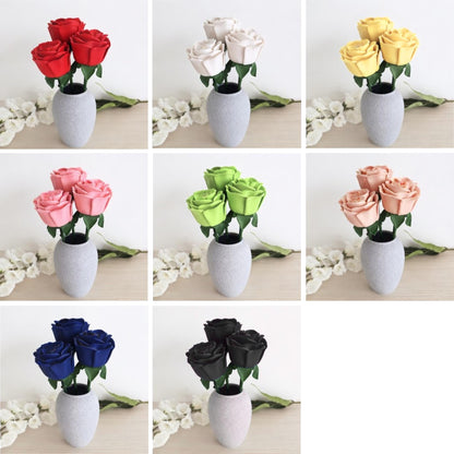Everlasting Red Roses with Vase, Faux Floral Arrangement, Valentine’s Gift, 3d Printed Home Decor