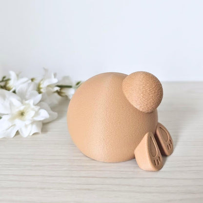 Bunny Tail Decoration, Minimal Easter & Spring Decor, Housewarming Gift, 3d print