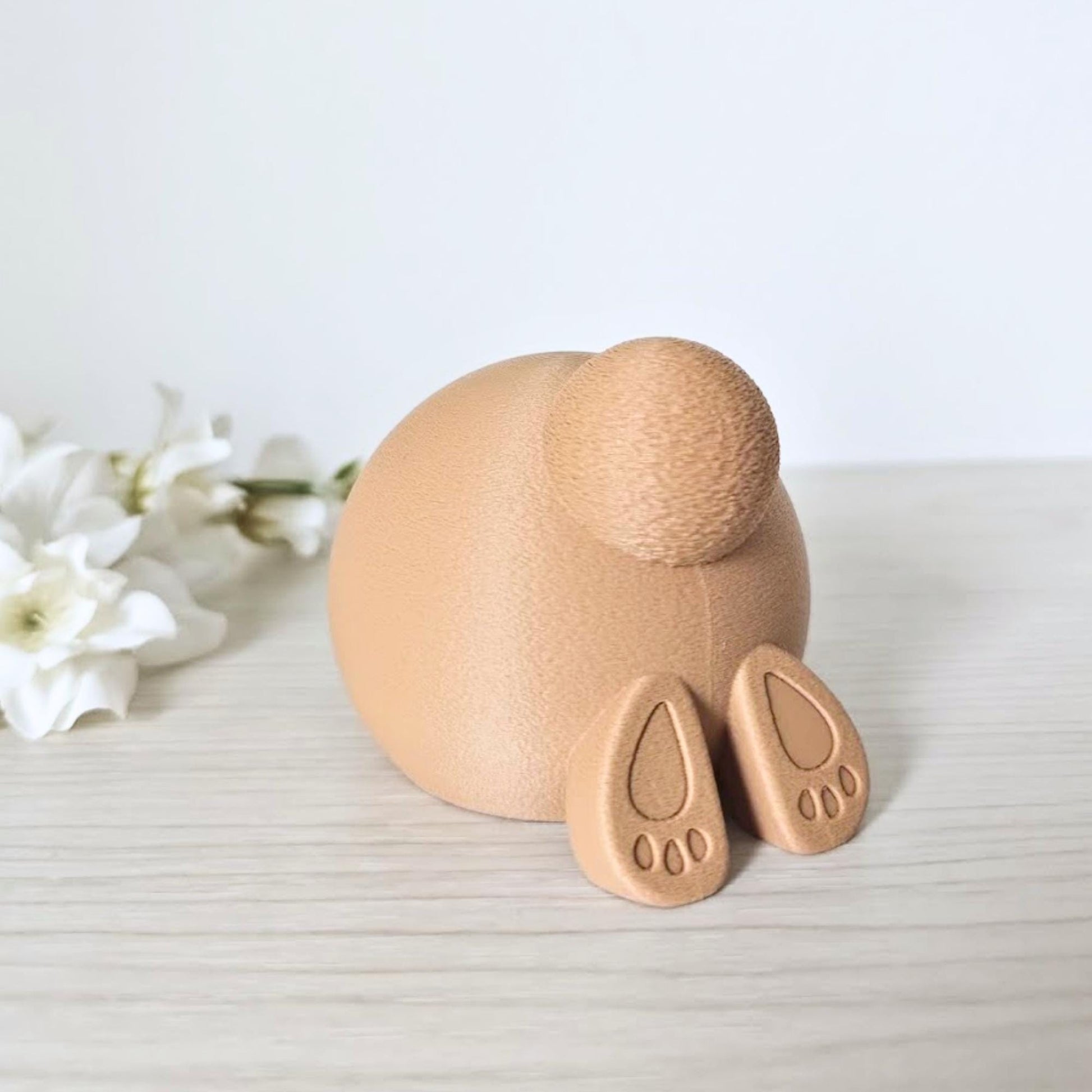 Bunny Tail Decoration, Minimal Easter & Spring Decor, Housewarming Gift, 3d print