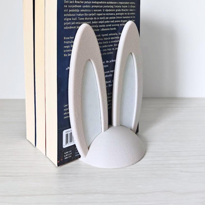 Bunny Bookends, Modern Easter & Spring Book Decor, Gift for Book Lovers, 3d print