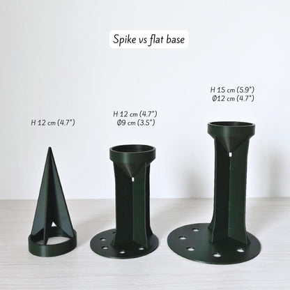Modular Moss Pole Ø 6 cm (2.36"), Watering Reservoir or Cap, 3D Printed Extendable Plant Support System