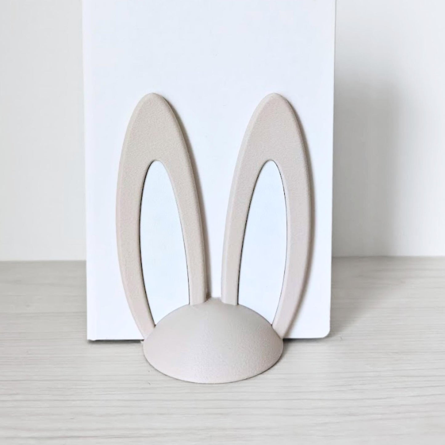 Bunny Bookends, Modern Easter & Spring Book Decor, Gift for Book Lovers, 3d print