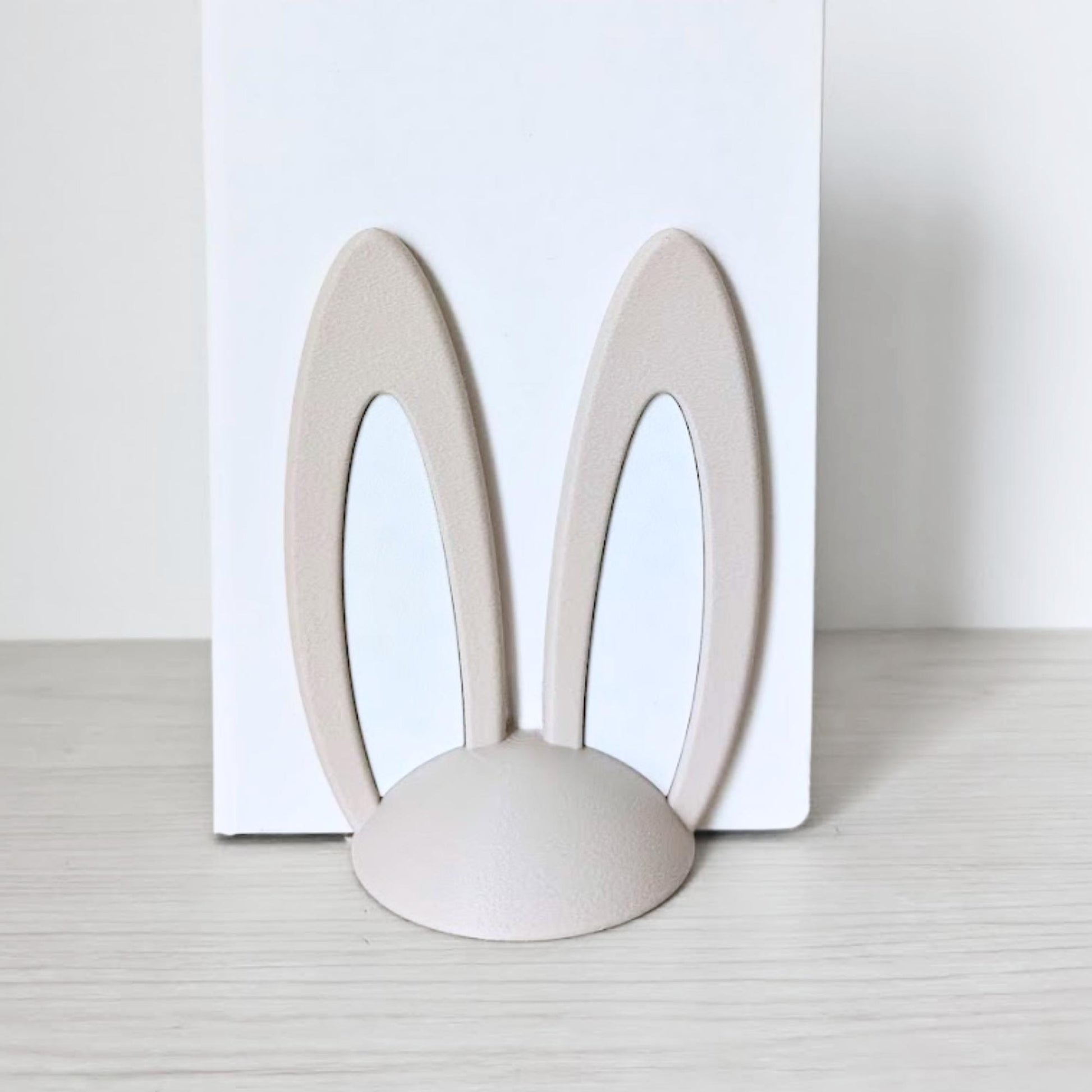 Bunny Bookends, Modern Easter & Spring Book Decor, Gift for Book Lovers, 3d print