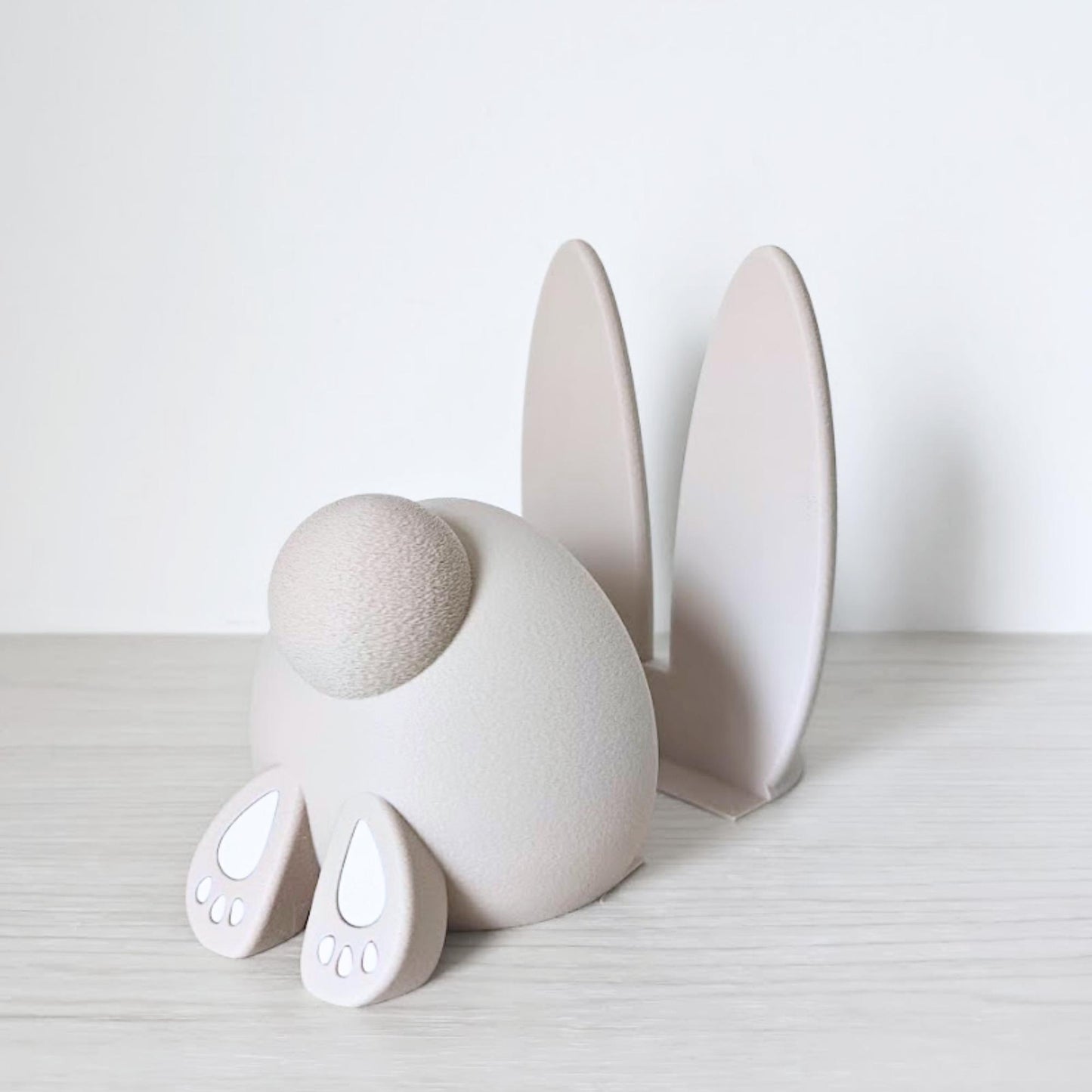 Bunny Bookends, Modern Easter & Spring Book Decor, Gift for Book Lovers, 3d print
