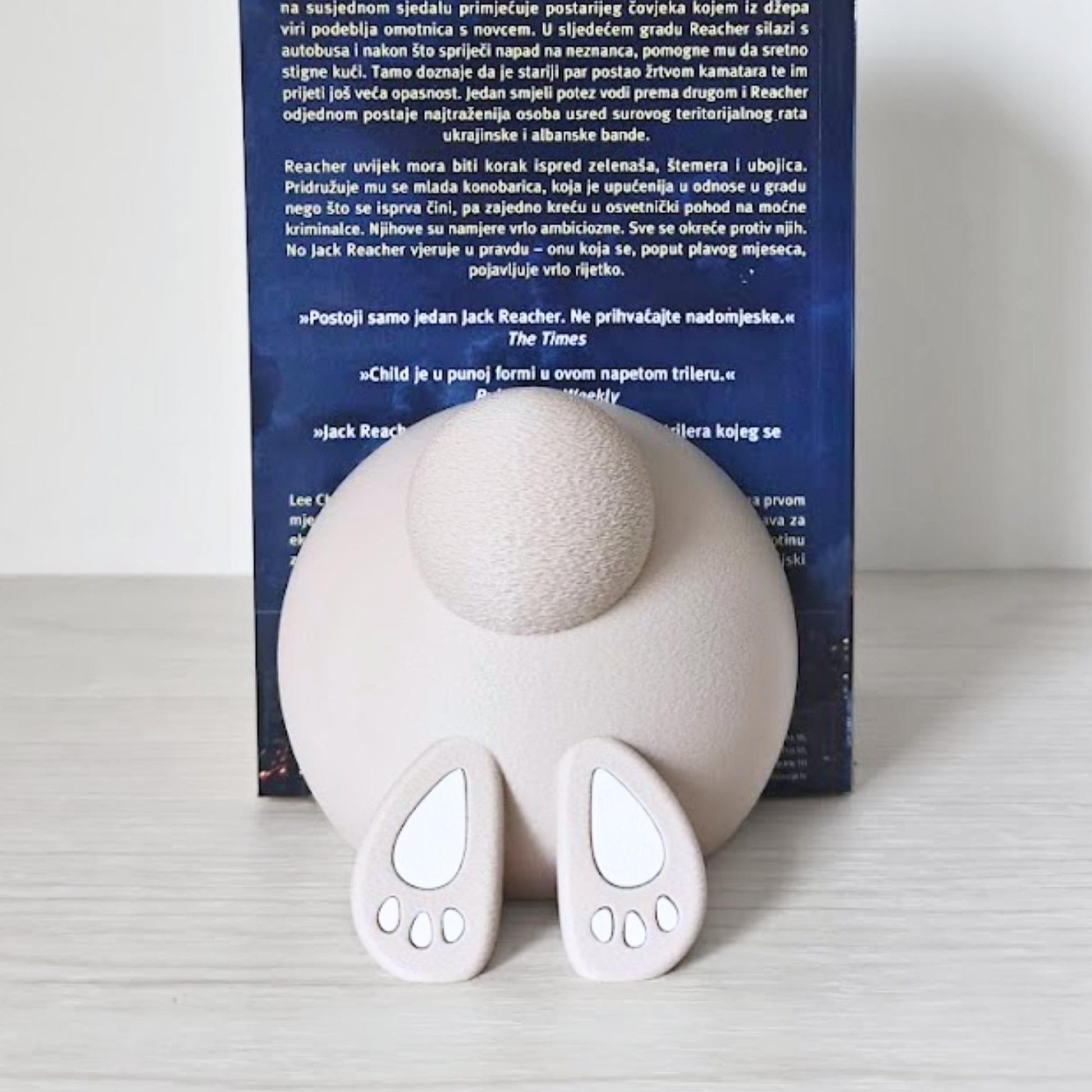 Bunny Bookends, Modern Easter & Spring Book Decor, Gift for Book Lovers, 3d print