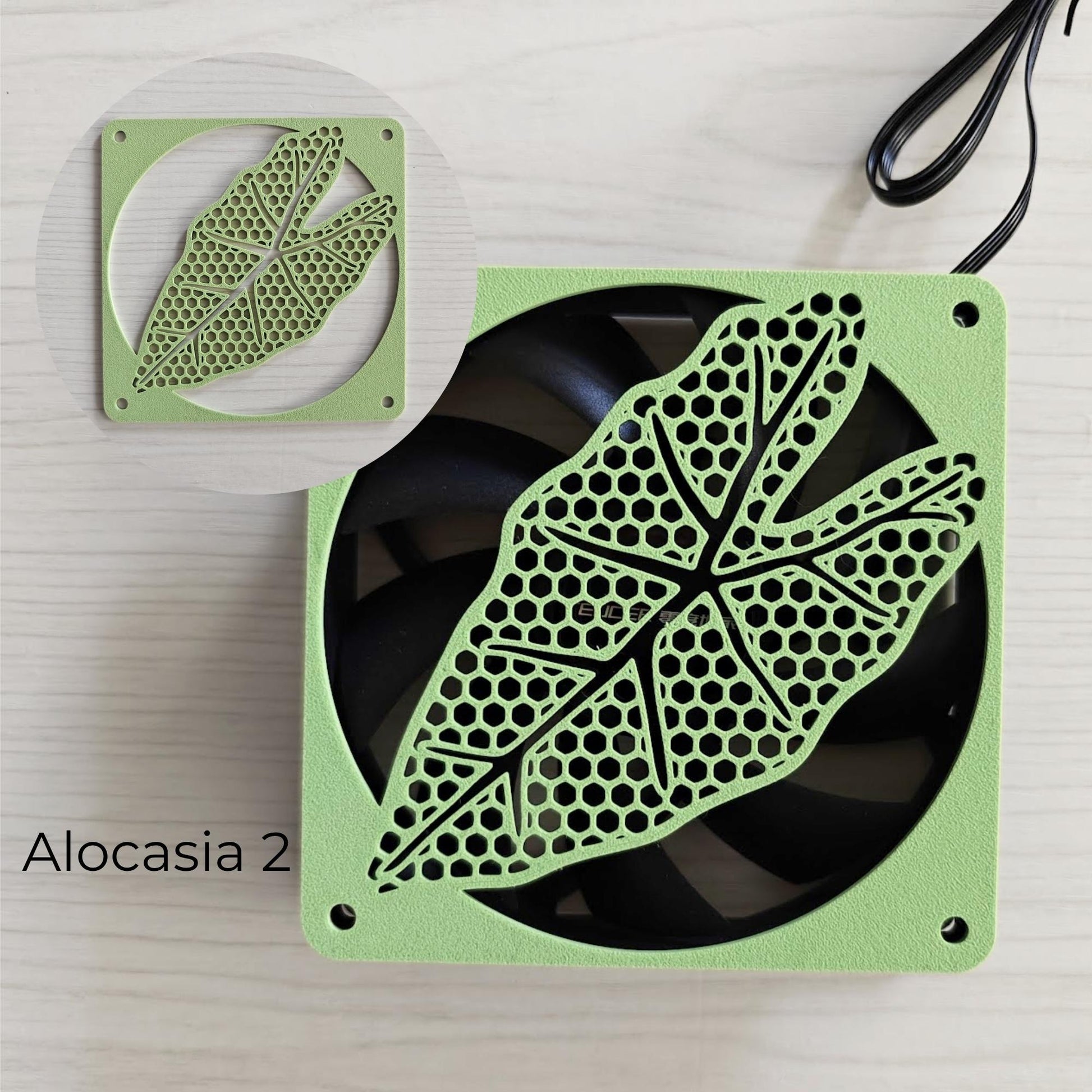 Alocasia 2 honeycomb fan cover design