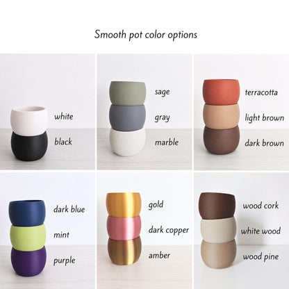 Choose your pot design and color