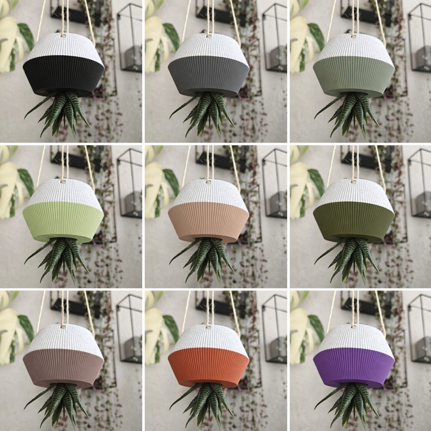 Inverted Plant Pot, Upside Down UFO Planter