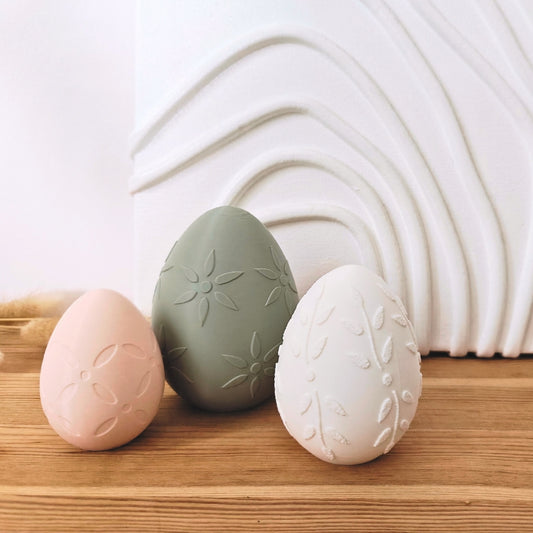 Easter Eggs with Patterns, Set of 3 pcs
