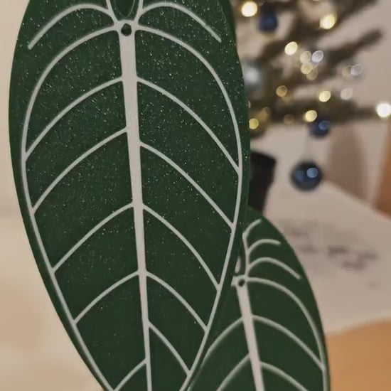 Anthurium Warocqueanum, Plant Coaster Set, Queen of Anthuriums, Leaf Coasters, 3D printed Coasters, Anthurium Coaster, Anthurium Waro