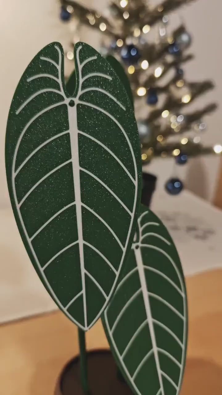 Anthurium Warocqueanum, Plant Coaster Set, Queen of Anthuriums, Leaf Coasters, 3D printed Coasters, Anthurium Coaster, Anthurium Waro