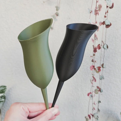 Water container in the shape of a Pitcher plant, Self-watering planter, Slow Release Watering for Indoor Plants, Irrigation and watering aid