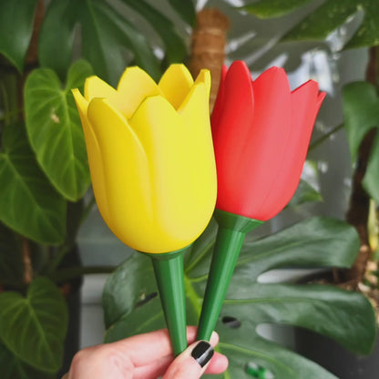 Tulpenförmiger Wasserbehälter, Selbstbewässerungshilfe