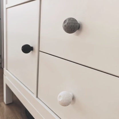 Custom Handles for Drawer or Door, Galactic Empire Handle, Sci-Fi Cabinet Pull, Space Ship Knob, Dark Side Design, 3d print