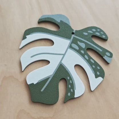 Monstera Thai Coaster Plant, MAGNETIC Leaves, Thai Constellation Leaf Coaster Set, 3D printed Coasters, Gift for Plant Lovers