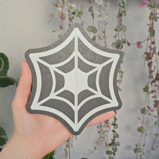 Cobweb Spider Web Handles for IKEA Milsbo & Rudsta Cabinets, Slip-On, No Tools Needed, 3D Printed Plant Greenhouse Decor