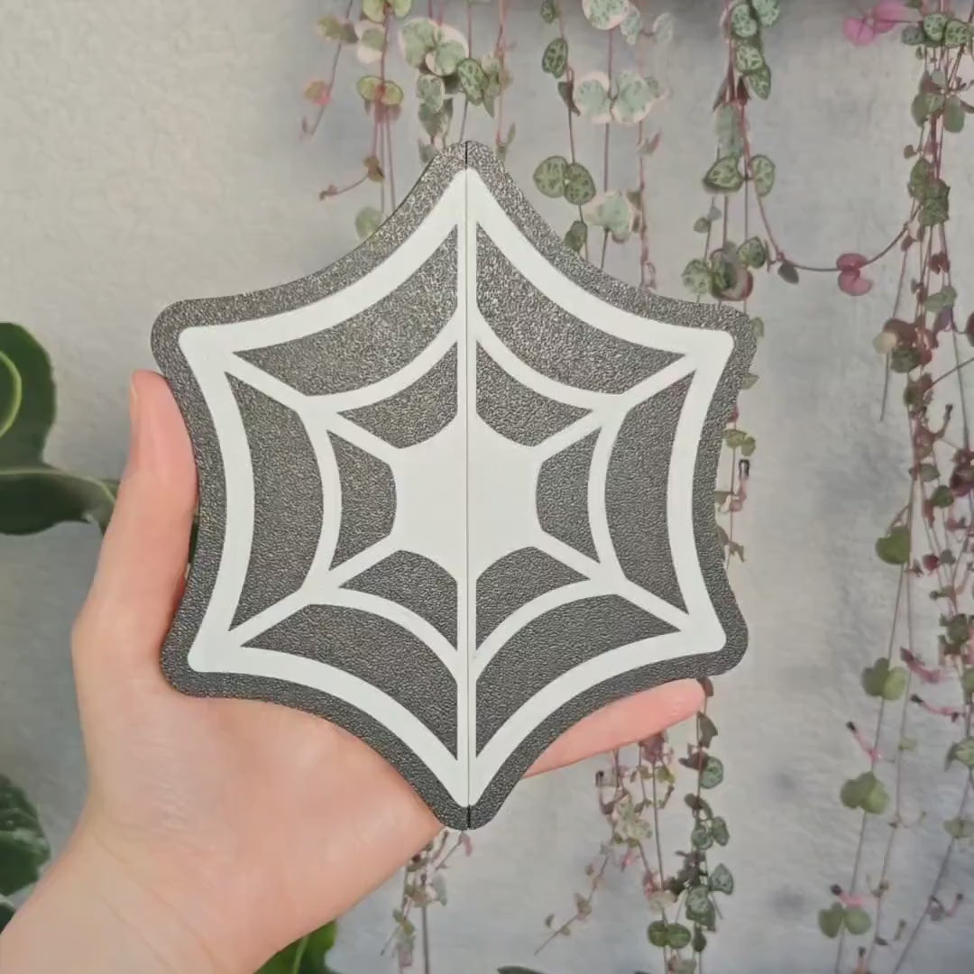 Cobweb Spider Web Handles for IKEA Milsbo & Rudsta Cabinets, Slip-On, No Tools Needed, 3D Printed Plant Greenhouse Decor