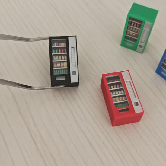 Miniature Vending Machine, 1/64 Scale Diorama Accessories for Mini Displays, Model Scenes, Crafts, Hobby Projects, 3D print