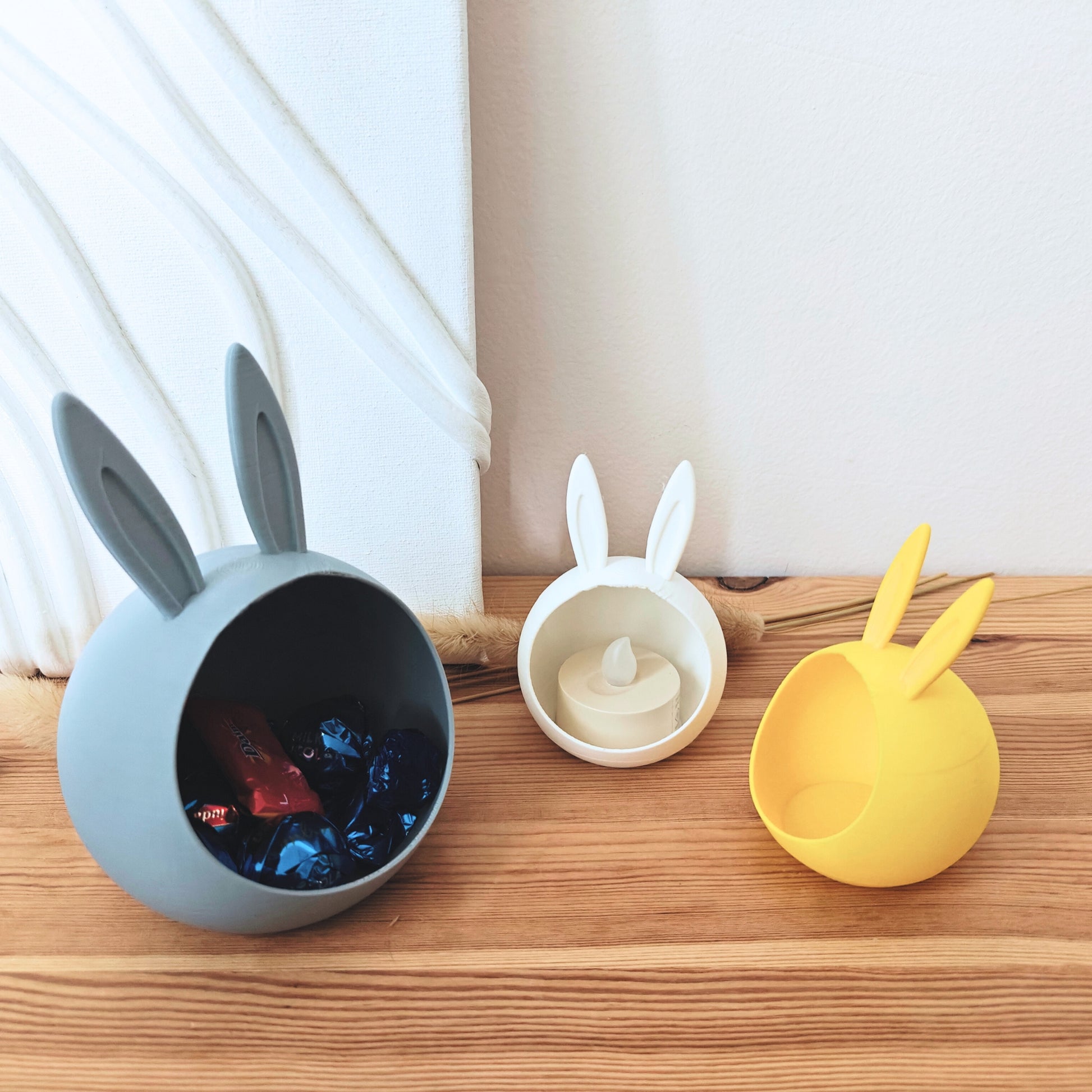 Easter Bunny Bowls, Multi Purpose Trays in 2 Sizes