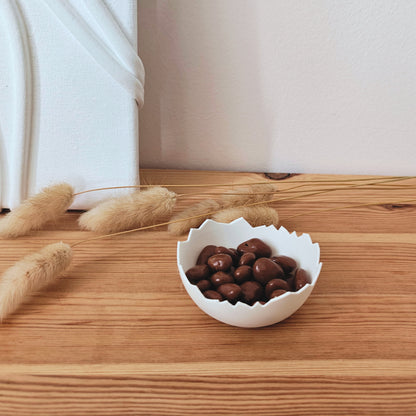 Eggshell Tealight Holder and Small Decorative Bowl