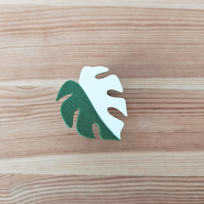 Monstera Leaf Knobs for Door or Drawer, Leaf Handle