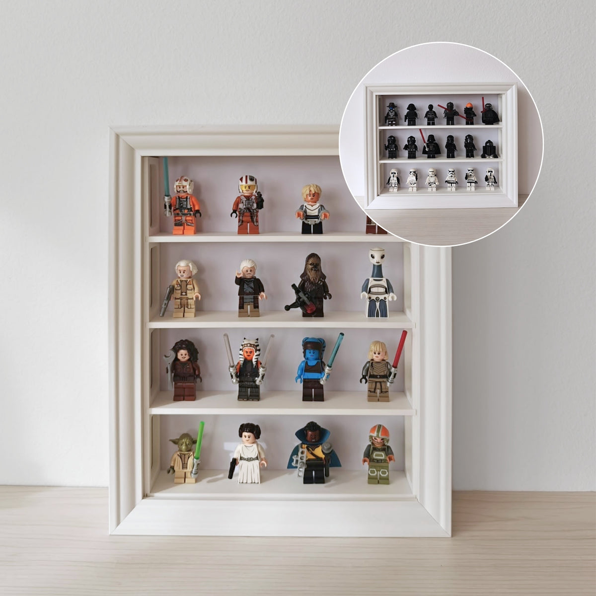 Grid Inserts for IKEA Vastanhed Frame 20x25 cm, for Lego Figurines